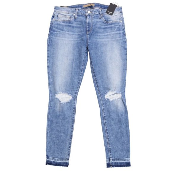 Joe's Jeans Skinny Ankle Distressed Raw Hems - Picture 1 of 8